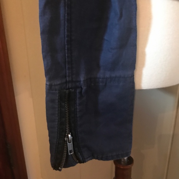 Free People Faux Leather/Linen Jacket - Picture 5 of 8